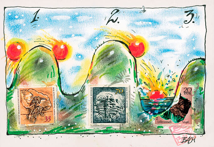 rainer-bach Rainer Bach- mail art per Cesare Pavese