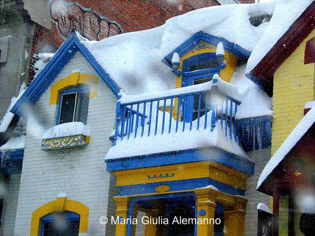 Montreal. Neve su St. Denis